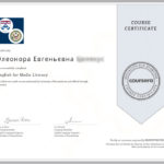 Элеонора сертификат преподавателя языковой школы
